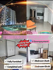 Desaru utama residence/ 0 muka/ Percuma bayaran peguam/ stamp duti/ jb