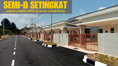 RUMAH BARU🔥Semi-D Setingkat Taman Lambaian Jerai Guar Chempedak Gurun