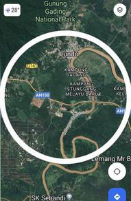 First lot land along Pan Borneo in Lundu!