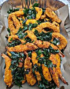 Fried seafood