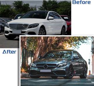 Mercedes Benz W205 AMG C63 Bodykit / caliper spray