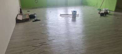 LANTAI JENIS VINYL 3mm l vinyl flooring corak kayu