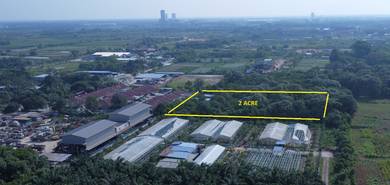 Tanah 2 Ekar Non Bumi di Johan Setia, Klang – Zon Kediaman