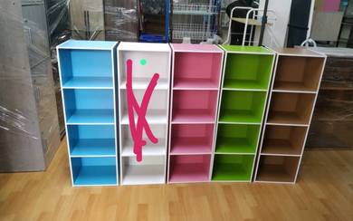 Almari 4 Tingkat Tinggal Warna Hijau