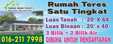New-1-storey-Terraced-House-for-sale-Pulau-Indah-(Pulau-Lumut)-Selangor