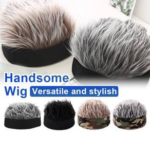 [10.10] RETRO HAIR WiG FUNNY SNOW CAP RAMBUT PALSU