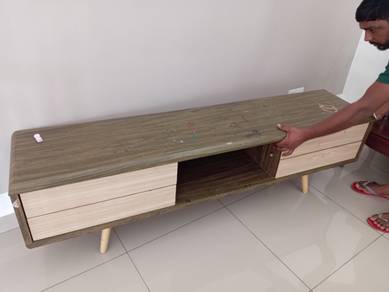 6FT Brown Wooden Tv Cabinet TC692