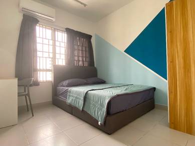 【New Renovated】Seri Intan Aircon Room at Setia Alam