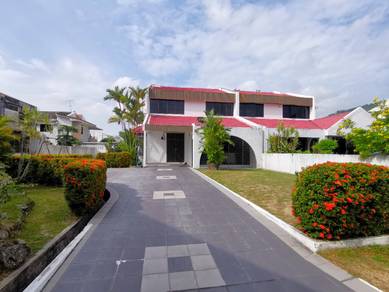 Renovated, furnished, concrete flooring & with big garden/compound!