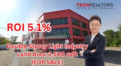 ROI 5.1% Taman Seroja Sg Lalang - 2 Storey Light Industry