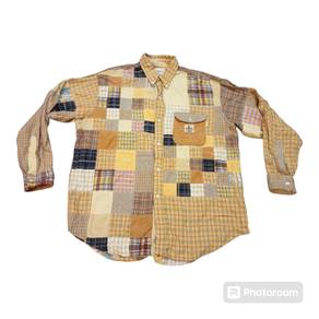Karl Helmut patchwork shirt