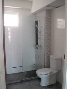 SHOWER GLASS WALL SCREEN PANEL l skrin mandian