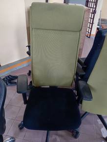Green High Back Roller Office Chair TC712