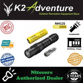 Nitecore MH12S + Nitecore TIKI UV & HCRI WHITE LED