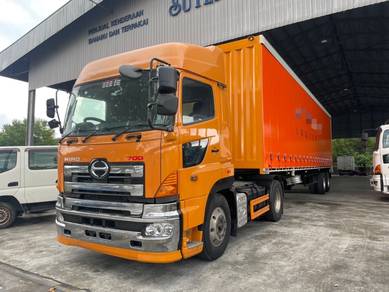 Hino 700 Rebuild With Trailer Curtain Sider 2 axle