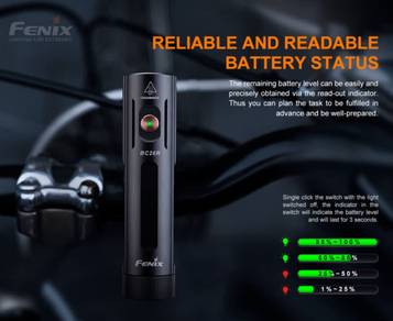 Fenix BC26R Luminus Bike Light 1600L Flashlight