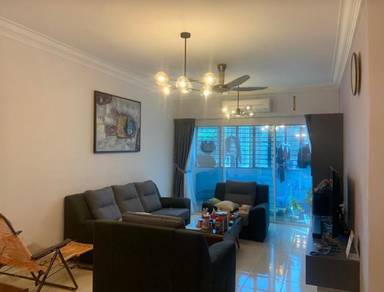 Desa Saujana Apartment, Fully Reno, Tingkat 1, Taman Sungai Besi Indah