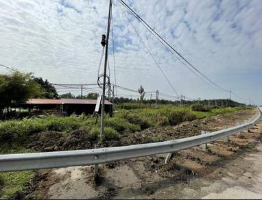 TANAH CANTIK 3.7 EKAR n TEPI JALAN UTAMA KG JAYA SETIA BESTARI JAYA