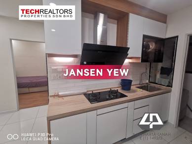 Partially Furnished, High Floor, TRI PINNACLE, Tanjong Tokong