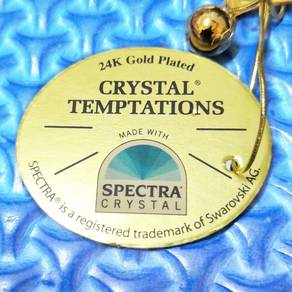 Crystal Temptations 24k Love Birds Ornament Crysta