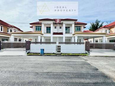 New Double Storey Semi Detached House at Airport Area Miri for Sale