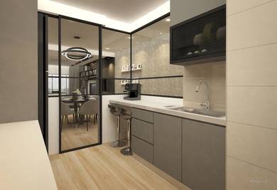 Seaview Condo/Permas/Full Loan/14min CIQ/Monthly RM13xx/Free Furniture