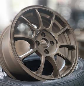 NEW RIM ZE40 16inch BRONZE MYVI ALZA CITY VIOS