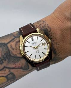 37mm 1970 King Seiko 56KS 5625-7000 Gold Plated