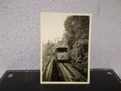 3 Vintage Photos Penang Hill Trains & Rails
