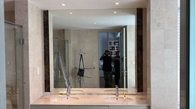 INSTALL WALL MIRROR l custom l tempah cermin anda