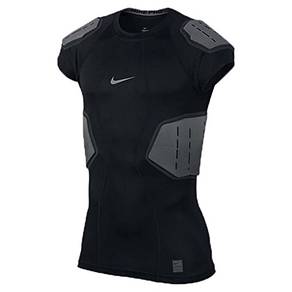 Nike Pro Black Padded Fitted Tee #CA Used
