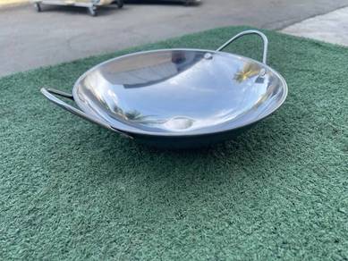 YB35AE Opened Box * Kuali 22cm Stainless Steel Wok