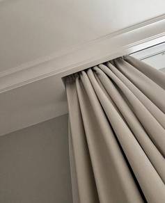 LANGSIR BLACKOUT CURTAIN l sheer curtain as well l