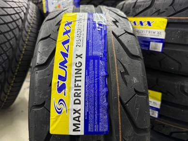 Tayar Baru 215 45 17 Sumaxx Max drifting promotion