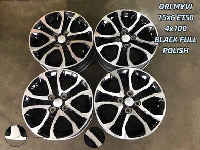 USED RIM ORI MYVI 15inch AXIA MYVI BEZZA KENARI