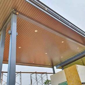 SILING BESI ALUMINIUM l strip ceiling install l