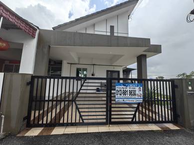 Klebang fully furnished corner house for rent with gated guarded