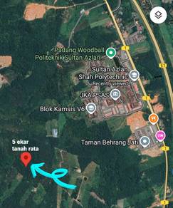 Tanah rata 5 ekar di behrang perak