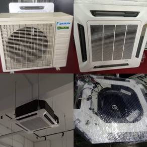 Daikin 2hp Ceiling Cassette Aircond KL Pasang