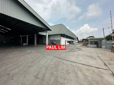 FACTORY RENT At PRAI PERAI WAREHOUSE TYPE LAND AREA 4.77 ACRE