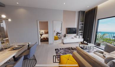 RM1,347+/Mth, LOK KAWI Seaview Low Dense Condo, ZERO Down, 50K Cashbck