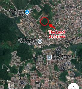 24 Points Land at Jalan Kapor, Stapok Kuching