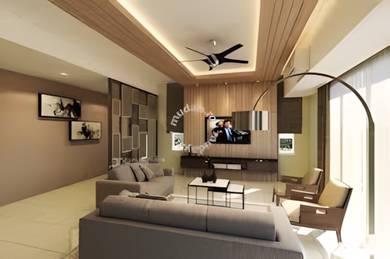 【Fully Furnished 0%DP】 Freehold Rumah 35x85 Dua Tingkat Semi-D Corner!