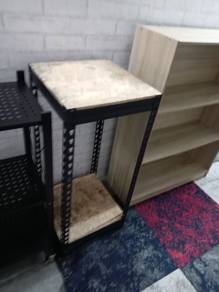 Wooden Square Steel Rack 2 Level TC956