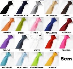 [10.10] 5CM Men Slim Tie Formal Necktie Tali Leher