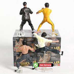 Bruce Lee King of Kung Fu Action Figures 12cm 4pcs