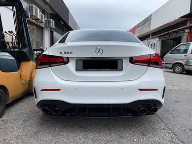 Mercedes W177 A45S Sedan Diffuser With Tail Pipe