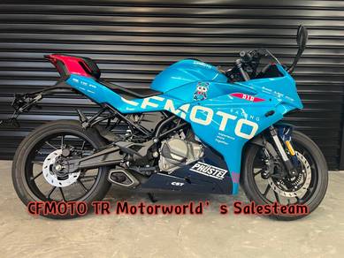 CFMOTO 250SR with Akrapovic HP4 Full System Exhaus