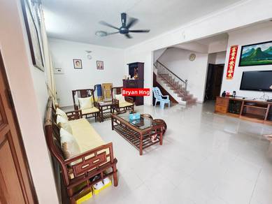2 Storey Semi D At Paya Terubong Renovated Freehold Concrete Flooring