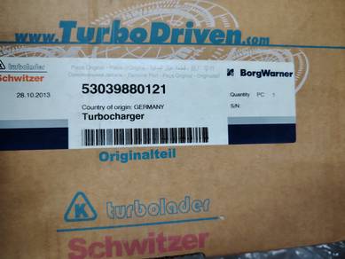 Peugeot Turbo Original Borgwarner Germany 100% New
